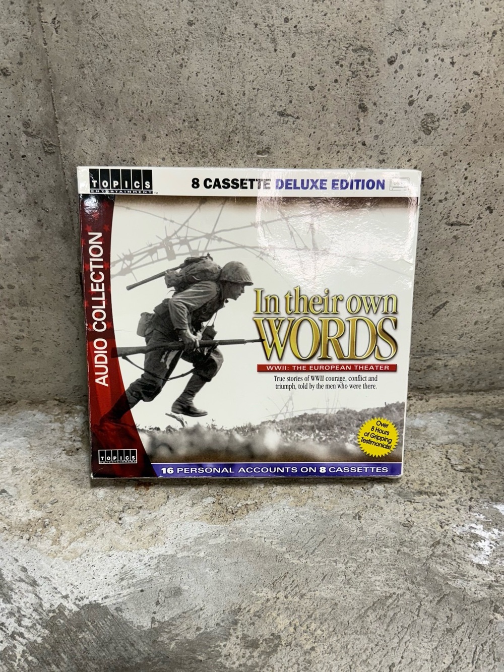 WWII In Their Own Words European Theater 8 Cassette Audio Set